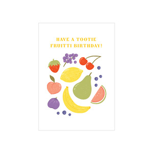 Iko Iko Card - Have A Tootie Frutti Birthday!