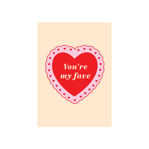 Gifting: Iko Iko Card - You’re my fave