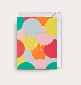 Happy Happy Birthday Mini Card