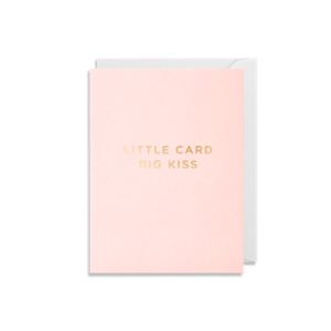 Little Card, Big Kiss Mini Card