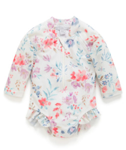 Baby And Child: Long Sleeve Swim Suit - Full Bloom