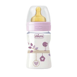 Postpartum: Chicco Well-Being Latex 0m+ 150ml Regular Bottle
