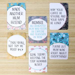 Dark Floral Mum Milestone Cards