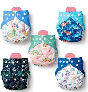 Nappies Wetbags: Healofy Reusable Cloth Nappies With Wet-Free Improved 6 Layer Microfiber Inserts .