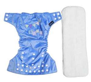 BeBops Reusable cloth Nappy SkyBlue BABY