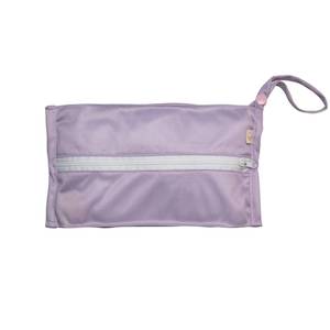 Nappies Wetbags: Reusable Wipes Bag - Lilac