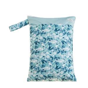 Bear Moo: Marble Mist Wet Bag