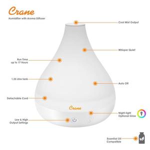 Aids Accessories: Cool Mist Humidifier + Aroma Diffuser