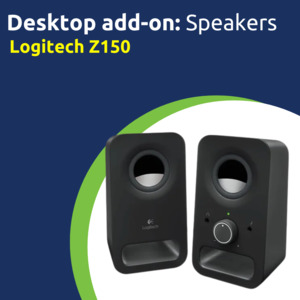 Products: Add on - Logitech Z150 Speakers - Need a Nerd