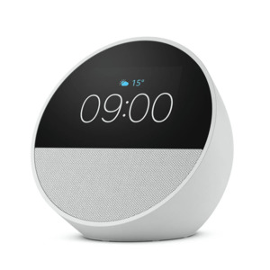 Products: Amazon Echo Spot (Glacier White) - Need a Nerd