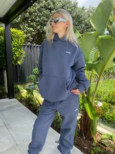 Tops: Club Hoodie Dirty Blue