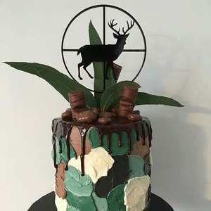 Cake Topper Collection: Hunting Cake Topper (other colours available)
