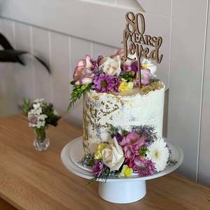 Years Loved Personalised Cake Topper (other colours available)