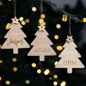 Merry Little Christmas Tree Bauble