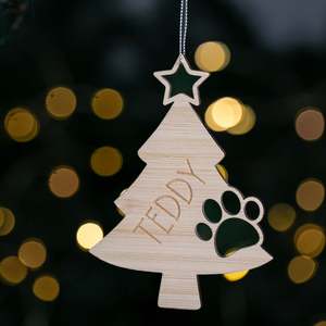 Santa Paws Christmas Tree Bauble
