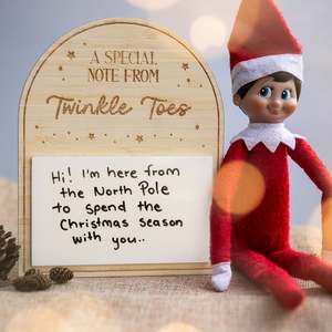 Personalised Note from Elf on the Shelf