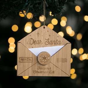 Letter to Santa Christmas Bauble