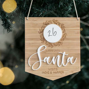 Christmas Accessories: Christmas Countdown Banner