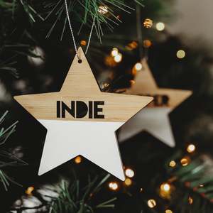 Personalised Christmas Stars