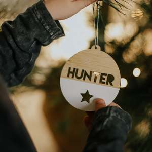 The Original Personalised Christmas Bauble