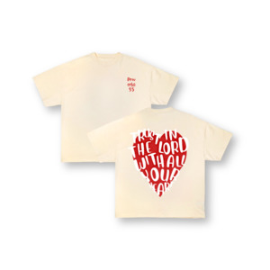 Christian Streetwear: Proverbs 3:5 T-shirt in Cream