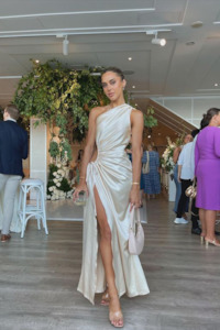 Size 14: Nour Dress in Ocean Pearl