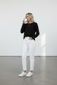New: Rib Basic LS - Black