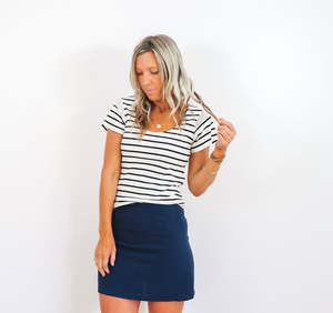 Skirts Shorts: Lani Linen Mini