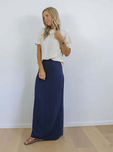 Skirts Shorts: Lani Linen Maxi
