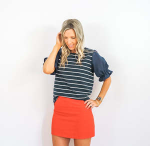 Skirts Shorts: Rosella Linen Mini