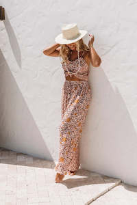 ADELINE WIDE LEG PANT | VANILLA