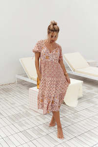 ADELINE MIDI DRESS | VANILLA