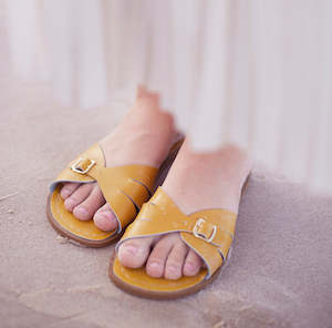 SALT WATER CLASSIC SLIDE MUSTARD - LAST PAIR 41
