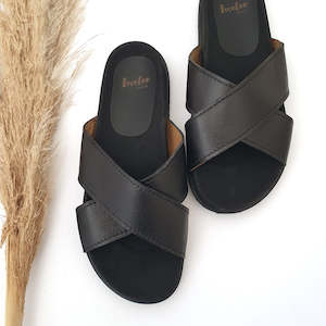 Black Friday 1: LEXI LEATHER SLIDE CLASSIC BLACK 36, 37