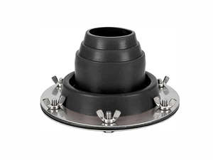 Outdoor Camping Gear: Tent Stove Jack Kit-Black