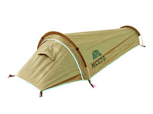 Outdoor Camping Gear: Ultralight 1 Person Waterproof Bivvy Tent - Earth brown