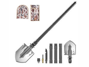 Outdoor Camping Gear: Folding Multifunction Survival Shovel