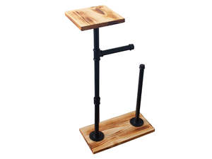 Small Fruniture: Industrial Free standing toilet paper holder stand