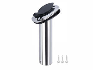 Stainless Steel 30 Degree Flush Mount Fishing Rod Holder