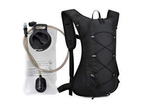 Outdoor Camping Gear: Lightweight Running Hydration Backpack Bag with 2L Water Bladder