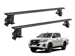 Bike Rack: Roof Rack Cross Bars Toyota Hilux with Bare Roof 2015-2026
