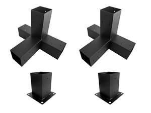 Products: 4-Way Pergola Bracket DIY Kit fit 90 x 90mm timber