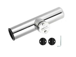 Marine: 26-32mm Clamp-on Stainless Steel Fishing Rod Holder