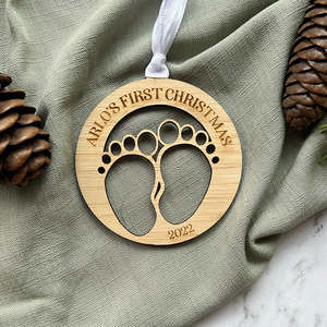 Christmas 2022: First Footprints Decoration