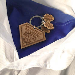 Keyrings And Bag Tags: Super Dad Key Ring