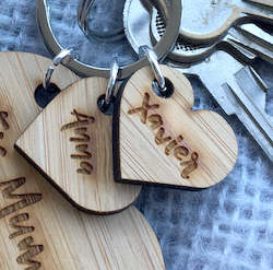 Keyrings And Bag Tags: Add-On Tag - Heart