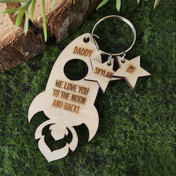 Keyrings And Bag Tags: Rocket Key Ring