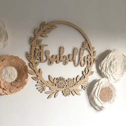 Decor: Name Wreaths