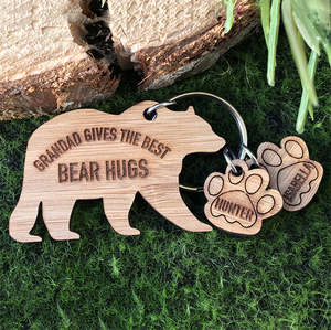 Keyrings And Bag Tags: Bear Hugs Key Ring