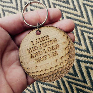 Keyrings And Bag Tags: I Like Big Puts Key Ring